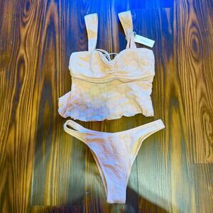 NWT Seamolly Two Piece Tie Back Tankini Size M